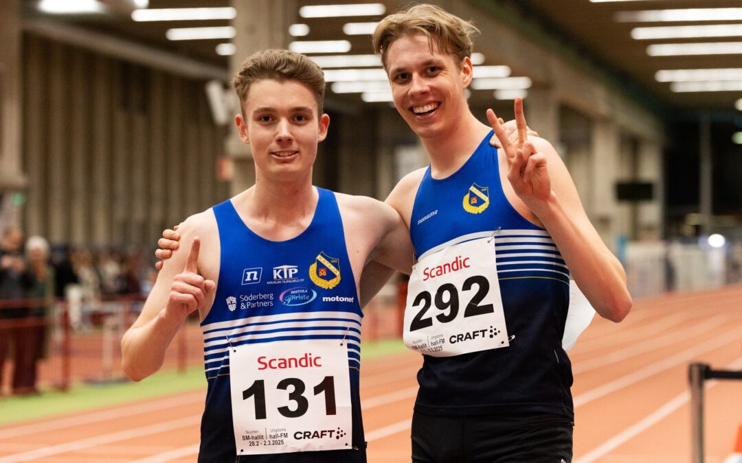 Kisaraportti: 13 mitalin yleisurheilujuhla nuorten SM-halleissa!