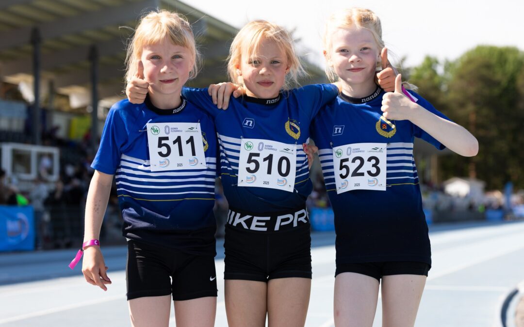 Kisaraportti: Parikymmentä mitalia ja lukemattomasti ennätyksiä Youth Athletics Gamesista